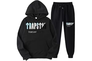 meec Trapstar London Tracksuit Jogging Suit Pullover Hooded Jacket + Trousers Hoodie Autumn, Unisex Sportswear, Trapstar London Tracksuit, Hooded Jacket + Trousers Set