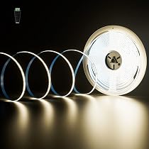 PAUTIX Striscia LED CCT COB Bianca Regolabile 3M,24V Dimmerabile 2700K-6500K LED Strip Light Kit con Telecomando RF,Strisce LED Ultra Uniformi e Alta Luminosità per Cucina,Studio,TV DIY Decor PAUTIX Striscia LED CCT COB Bianca Regolabile 3M,24V Dimmerabile 2700K-6500K LED Strip Light Kit con Telecomando RF,Strisce LED Ultra Uniformi e Alta Luminosità per Cucina,Studio,TV DIY Decor