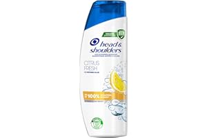 Head & Shoulders Citrus Fresh szampon przeciwłupieżowy, do 100% ochrony włosów i skóry głowy, potwierdzony klinicznie, testowany dermatologicznie, 300 ml