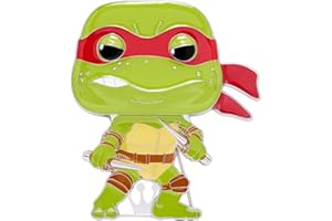 Funko Pop! Large Enamel Pin Teenage Mutant Ninja Turtles (TMNT) : Raphael Spille Smaltate - Spilla da Collezione Carina - per gli Zaini & Borse - Idea Regalo - Merchandising Ufficiale