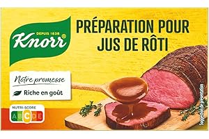 Knorr, Préparation pour Jus de Rôti, Pour accompagner vos viandes, 8 cubes 72g