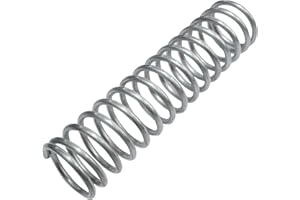 AERZETIX - Set di 10 molle di compressione - lunghezza 40mm - diametro esterno 10mm - spessore 1mm - DIN 2095 - in acciaio - C48179