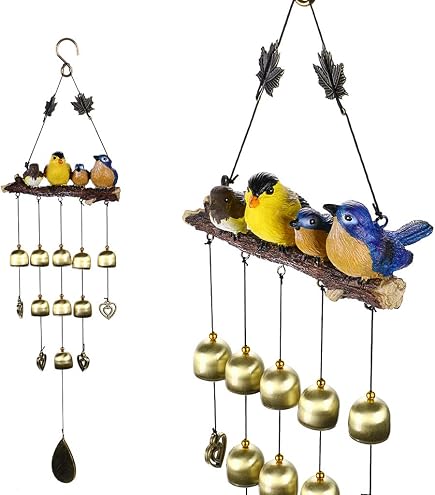 Carillon éolien Looney Tunes Sylvestre Et Titi - Décoration Jardin Et Intérieur - Matériaux Acrylique Et Métal