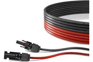 enjoy solar 4 mm² profesjonalny kabel połączeniowy moduł solarny do regulatora ładowania solarnego, kabel przyłączeniowy 3 m