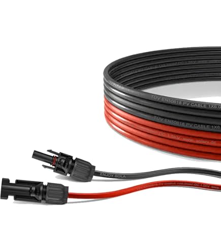 Cavo Batteria Solare Con Fusibile - 1.5 M, Anello M8, 25A, Per Impianti Fotovoltaici - Foto 11