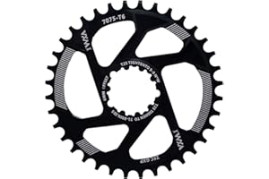 YBEKI Corona MTB GXP/XX1/X01 | 7075-T6 Lega Aeronautica | Design Dente Aquila Anticaduta | 30T-38T Doppio Offset 3mm/6mm | Peso 60-80g | Anodizzato HV800 | Guarnitura Diretta ﻿