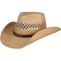 Cappello Stetson Open Road In Paglia - Western Style Unisex Per Uomo E Donna, Made In USA - Foto 12
