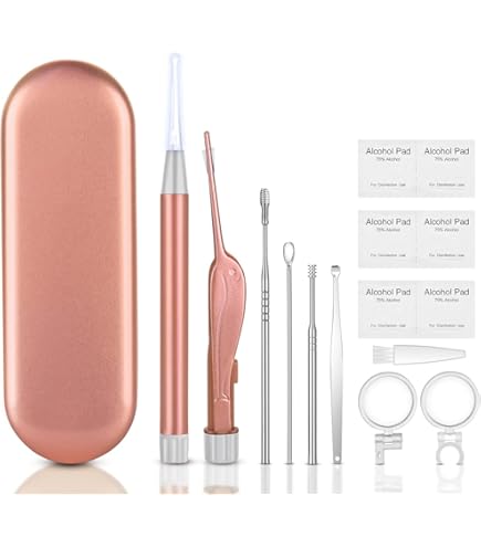 Kit Pulizia Orecchie Per Bambini - Cucchioli In Silicone Con Lente D'Ingrandimento, Morbido E Sicuro - Foto 6