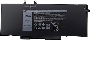 YASI MFG 3HWPP 68Wh Batterie pour Dell Latitude 5501 5401 5511 5510 5411 5410 Precision 3541 3551 3550 Inspiron 7500 7506 7706 Typ: 3HWPP 3PCVM 10X1J 1VY7F 3YY7F NXM NXM T6DC2 YPVX3 03HWPP 01VY7F 3YNXM