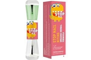 LALULUTEK Stop Nail Biting with Nail Biter Water - Anti-Biting Polish and Clear Varnish - Suitable for Kids & Adults - Helps Discourage Thumb Sucking