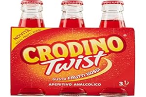 12x San pellegrino Crodino Twist 175ml Aperitif ohne Alkohol bitter Waldbeeren