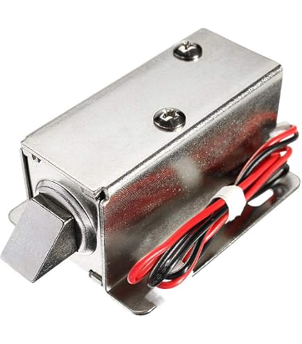 LDA Ottieni Una Serratura Elettronica Con Chiusura A Scatto Porta Cancello 12V 0.4A Assemblea Di Rilascio Solenoide Accesso Distributore Automatico - Foto 6