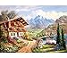 Produktbild Puzzle 2000 Teile - Haus in den Alpen am Bergsee - Landschaft - Österreich - Wald Gebirge Berge Zeichnung - Tirol Bauernhof See Idylle Wanderurlaub