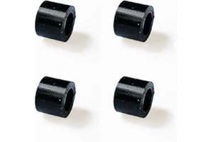 PIAOLGYI Replacement Spare Rubber Rollers for Cricut Maker,Accessories Compatible with Cricut Maker,4 Pack(Black)