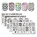 BORN PRETTY 5 PCs Nail Art Stamp Template Image Manicure Plates BP-L026-030