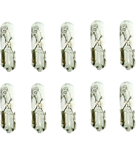 Ballack Lampadine T5 Original 12V 1.2W (Coppia) - Omologate ECE R37, Attacco W2X4.5d Per Auto - 5