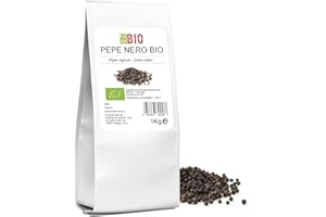 Pepe Nero grani interi Bio 1 Kg - 100% Naturale Spezia condimento Cucina Vegan - LaborBio
