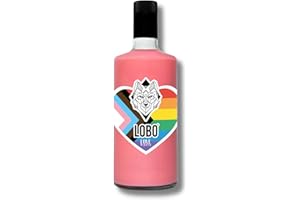 LOBO SOY COMO QUIERO SER Ser Lobo - Tequila de Fresa I Crema de Fresa con Tequila I Licor crema con carácter libre, salvaje y arriesgado I 15% I 0,7 L (Pride Edition)