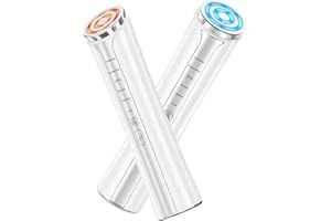 TIUUBT Massaggiatore Viso Elettrico con Funzione Raffreddamento, Radiofrequenza e EMS, Dispositivo di Bellezza per Cura del Viso a Casa con Design Gua Sha (bianco)