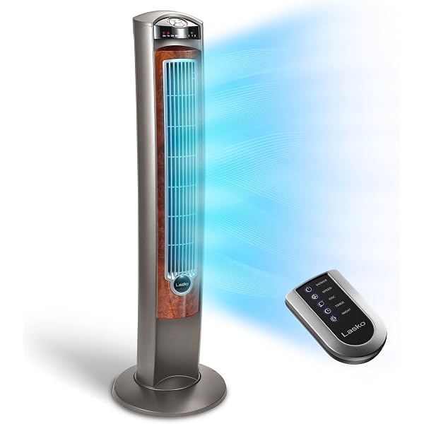 Lasko Portable Electric 42 Oscillating Tower Fan with Nighttime Setting :  Amazon.co.uk: Home u0026 Kitchen