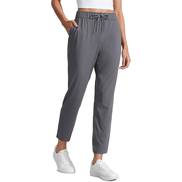 CRZ YOGA Katoenen fleece gevoerde joggingbroek voor dames 32 inch
