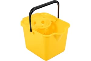 ADDIS - Cubo para fregona con escurridor (12 L), color amarillo