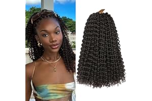 Passion Twist Hair, 7 confezioni 12 Pollici Passion Twist Hair Capelli Sintetici Crochet Braids Hair Trecce Afro Extension Twist Capelli YDDM Treccia Capelli Estensioni dei Capelli Trecce 4#