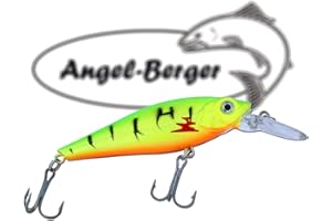 ‎ANGEL-BERGER Angel-Berger Deep Shad 3D Wobbler Raubfischköder (Fire Tiger)