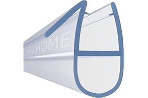 HNNHOME Bath Shower Screen Door Seal Strip for 4-6mm Glass Up to 7mm Gap