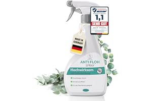 Animal Vita® Flohspray für Wohnung und Möbel [TESTURTEIL SEHR GUT] gegen Flöhe bei Hunden und Katzen - Alternative zu Fogger gegen Flöhe - Flohmittel für Wohnung, hochwirksam & laborgeprüft