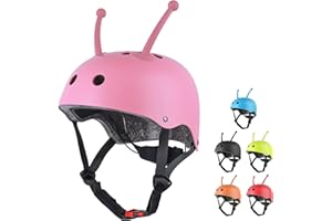 WINGBABE Bicicletta Bambini 3-5 Anni,Casco Bambina Protezioni Pattini Bambina Casco da Skateboard Casco Regolabile per il Multisport