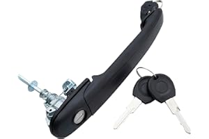 DESCONOCIDO Swgaunc Auto Manija de puerta izquierdo o derecho 6N0837207 para Polo Caddy Alhambra Sharan Galaxy 6N0837208 856440700