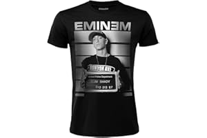 Crazy for Rock T-Shirt von, Rapper Marshall Bruce Mathers III. Offizielles Hip Hop T-Shirt, Unisex, für Erwachsene und Jungen.