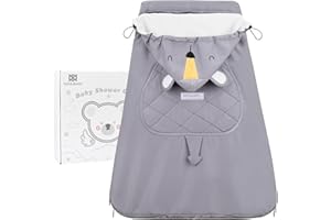 Bebear Winter Cover for Baby Carrier Warm Universal Hoodie Baby Carrier Cover for All Seasons(Grey Koalas)