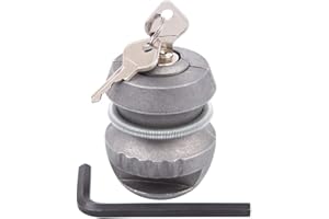 INNOVA BRANDS Innova Heavy-Duty 50mm Hitch Trailer Lock for Increased Protection Against Theft