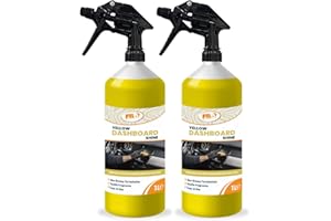 FILO Car Dashboard Cleaner 2x 1L – Car Interior Cleaner with Vanilla Fragrance | Ultimate Shine for Dashboards, Vinyl & Rubber | Plastic Restorer & Interior Care