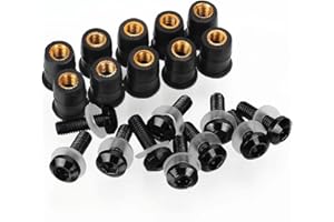 Generico 10 PZ 5mm Parabrezza Parabrezza Bulloni Vite Compatibile con XADV750 X-ADV 750 X ADV XADV 750 2024 2023 2022 2021 2020 2019 2018 2017