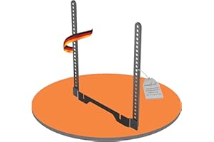 PureMounts® Support combiné d'enceintes pour Supports Sonos® Ray et TV, Charge jusqu'à 2 kg, Acier et Silicone, Noir