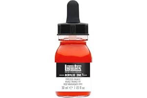 LIQUITEX LQX PRO ENCRE ACRYLIQUE 30ML ROUGE ORANGE VIF