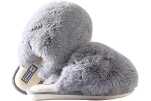 JOMIX Ciabatte Pelose Donna Invernali Pelliccia Sintetica Pantofole Calde