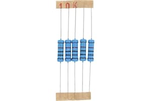 HUABAN 50 Pièces 2 Watts 2W 10K Ohm 1% Résistance à film métallique