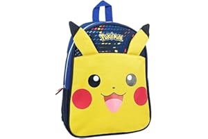 mybagstory Plecak dziecięcy Pokémon - niebieski/żółty - dla dzieci - szkoła - przedszkole - żłobek - tornister dla chłopca - Rozmiar 32 cm - Regulowane paski - Pomysł na prezent, Pokémon -