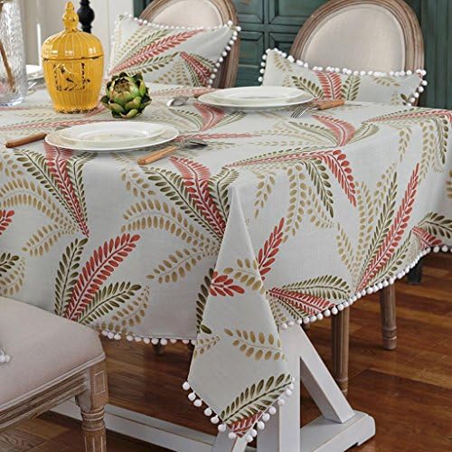 Living room coffee table tablecloth / linen cotton small fresh square table cloth / home rectangular computer desk cloth , 3 , 100*160cm