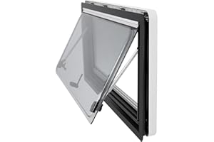 MISORAT Finestra di inclinazione per camper, finestra laterale di roulotte, finestra a cornice scorrevole tinta per camper, roulotte, furgone, camper,700x300mm