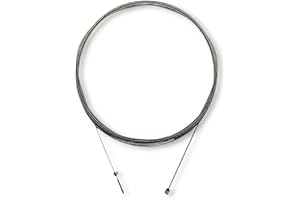 CROSSCAT CATGRIPS Cable de Comba Premium Crossfit, 1.5 mm, Acero Descubierto, Recambio Cuerda para Comba de Saltar, Cuerda comba Crossfit, Cuerda para Saltar, Cable Alta Velocidad (Acero Descubierto)