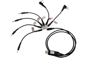 Retevis 6 w 1 USB programowanie kabla/przewód kompatybilny z Walkie Talkie RT24 RT622 RT27 RT5 RT15 RT28 Motorola HYT ICOM Baofeng BF-888S UV-5R KENWOOD YAESU Transceiver
