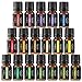 Price comparison product image Anjou Essential Oils Set (18 x 5 mL Oils, 100 Percent Pure Lavender, Sweet, Tea Tree, Eucalyptus, Lemongrass, Peppermint, Bergamot, Frankincense, Lemon, Rosemary, Cinnamon, Ylang Ylang and Other 6)