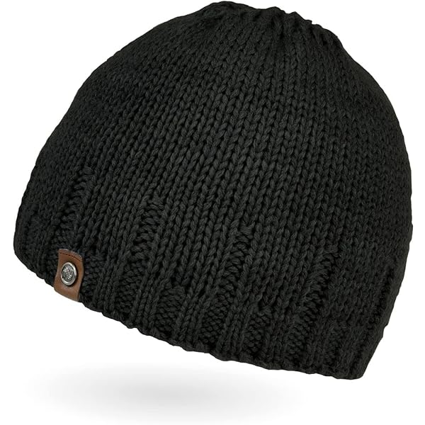 Neverless® Bonnet D'hiver En Maille Côtelée Pour Homme, 11397