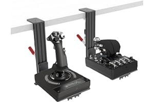 Hikig Paquete de 2 Soportes de Escritorio para joysticks Logitech, Thrustmaster y VKB Hotas, Compatible con X52/X52 Pro/X56/X56 Rhino y más