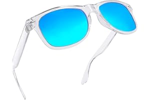 Joopin Occhiali da Sole Uomo Donna Polarizzati Classici Quadrati UV400 Protezione per Guida Pesca Guidare Golf Retrò Anni 80 Design Sunglasses